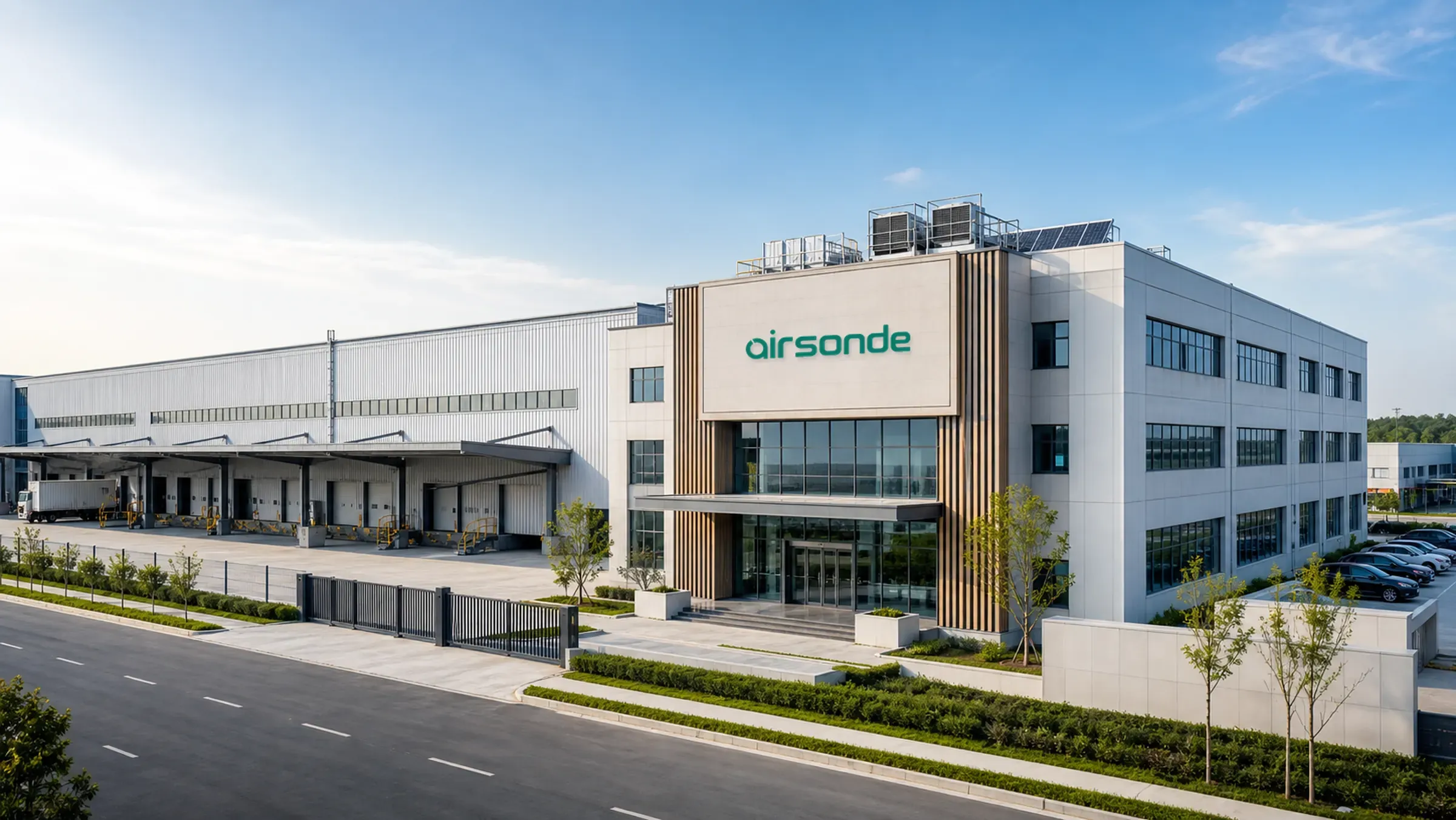 Industrial park exterior