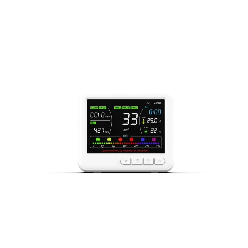 Compact Square Air Quality Monitor — alternative view