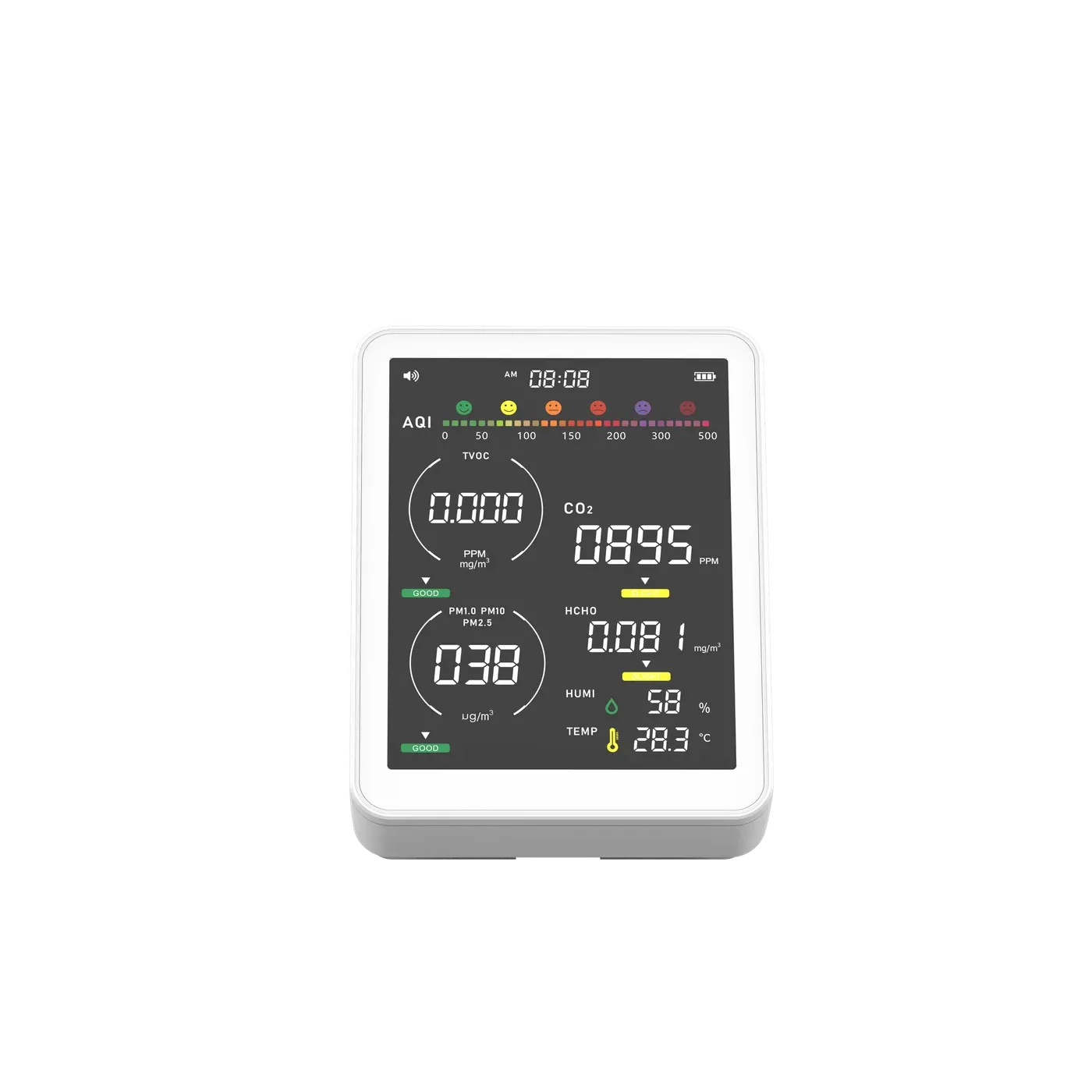 Portrait AQI Desktop Monitor