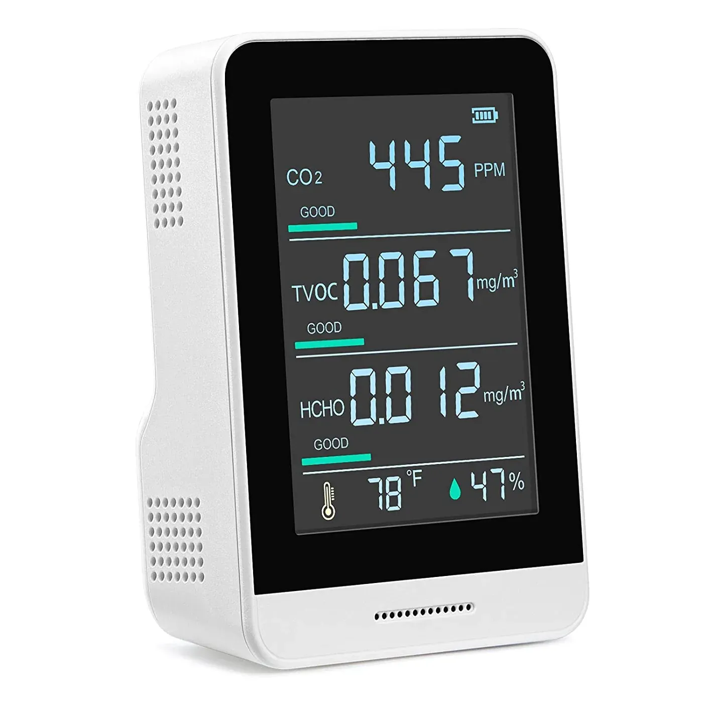 Wide-Screen Desktop CO2 Monitor